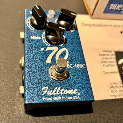 Fulltone '70 BC-108C V2 2010s - Blue for sale