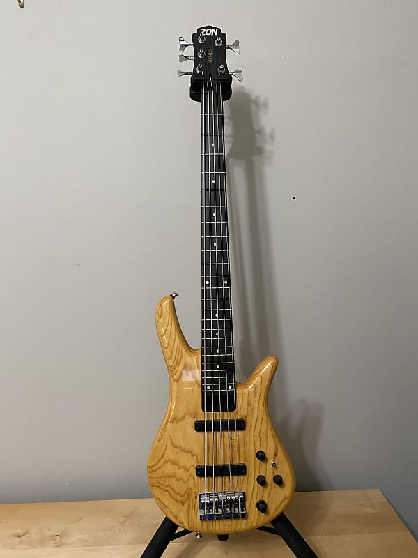 Zon Sonus 5-String Bass – U.S.-Made (1997) | Factory Overhauled by Joe Zon (2016) | Bartolini Electronics | w/ Gig Bag + Hardshell Case image 1