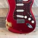 Fender Custom Shop Limited Roasted 60s Stratocaster Heavy Relic - Aged Candy Apple Red CZ542405