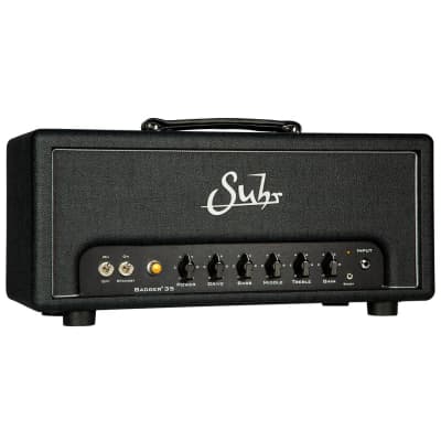 Suhr Badger 35 30-Watt Guitar Amp Head, EL84 Power Tubes, Black Tolex image 2
