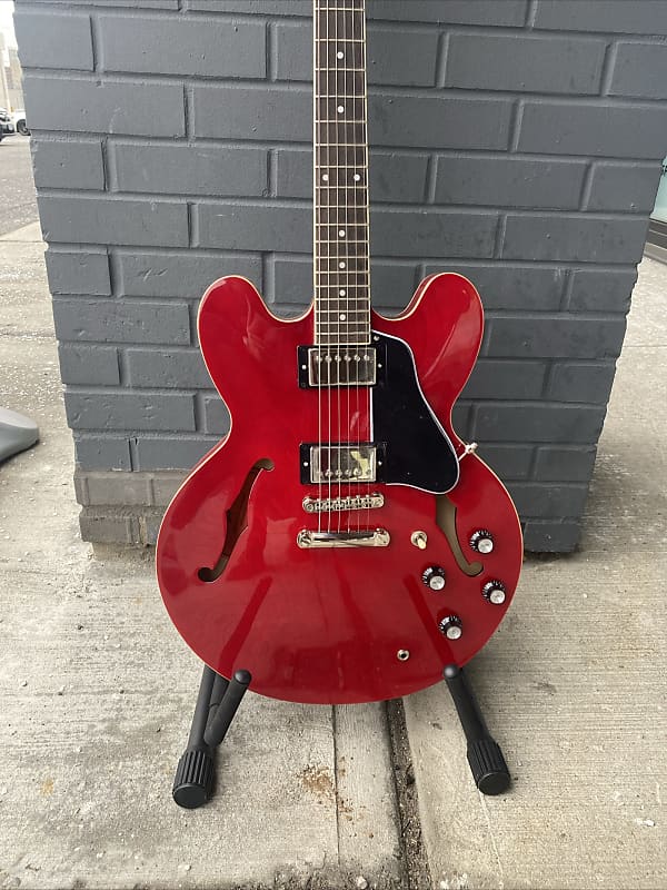 Epiphone Inspired by Gibson ES-335 Electric Guitar - Cherry image 1