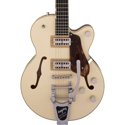 Gretsch Guitars G6659T Players Edition Broadkaster Jr. Center Block Single-Cut With String-Thru Bigsby Two-Tone Lotus/Walnut Stain for sale