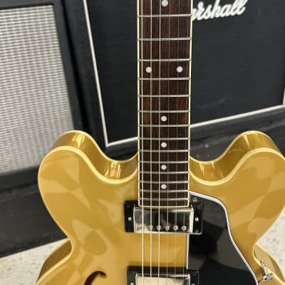 Epiphone ES-335 Traditional Pro Inspired by Gibson 2021 - Present - Metallic Gold image 6