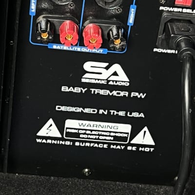 Seismic audio baby best sale tremor