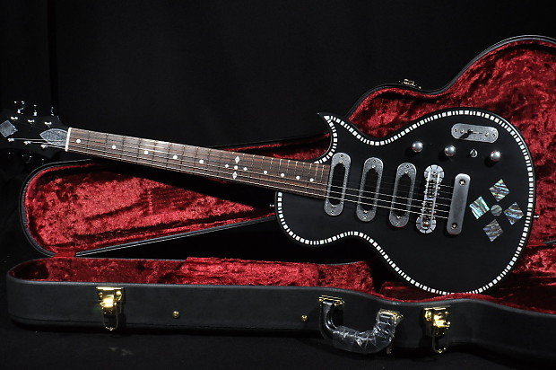 人気絶頂 Zemaitis A22SU 3S Black Pearl Diamond Guitar W/ Hardshell ギター