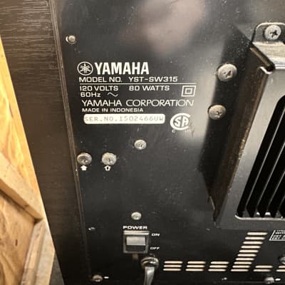 Yamaha YST-SW315 Powered Subwoofer - Tested & Working image 8