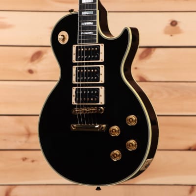 Gibson Peter Frampton Les Paul Custom - Ebony - PF547 - PLEK'd image 3