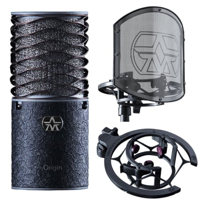Aston Microphones Limited Edition Origin Black Condenser Microphone Bundle