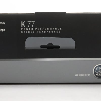 AKG K77 Closed Back Stereo Dynamic Studio Monitor Headphones #48096 image 6