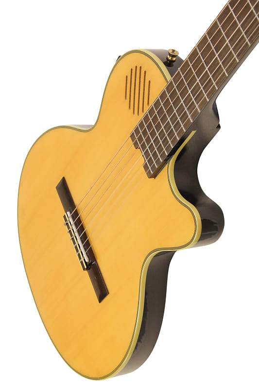 Nylon String Thinline Acoustic Electric Guitar with Built In Active EQ  Pickup.