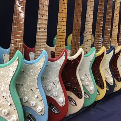 Emerald Bay  Custom shop fan fret(multi-scale) electric guitar image 6
