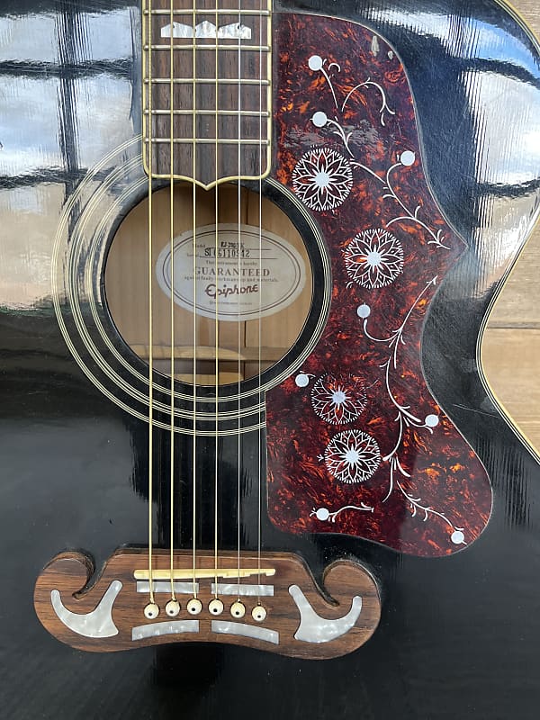 Amazon.com: Epiphone J200 EC Studio Acoustic Electric Solid