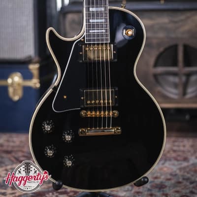 ギター Gibson Custom Shop 1968 Les Paul Lefty Platinum Gibson Custom 1968 Les Paul Custom Reissue Gloss