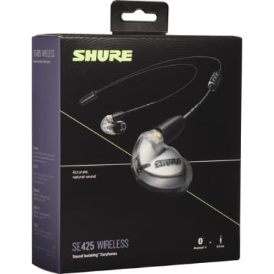 Shure SE425 Wireless Sound-Isolating Earphones with Bluetooth 5.0 and 3.5mm In-Line Remote/Mic Cable image 3