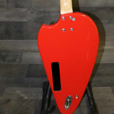 American Showster Biker Gas Tank electric Guitar wit hard case! Harley color orange image 4