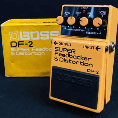 Boss DF-2 Super Feedbacker and Distortion 1985 - 1989 Made In