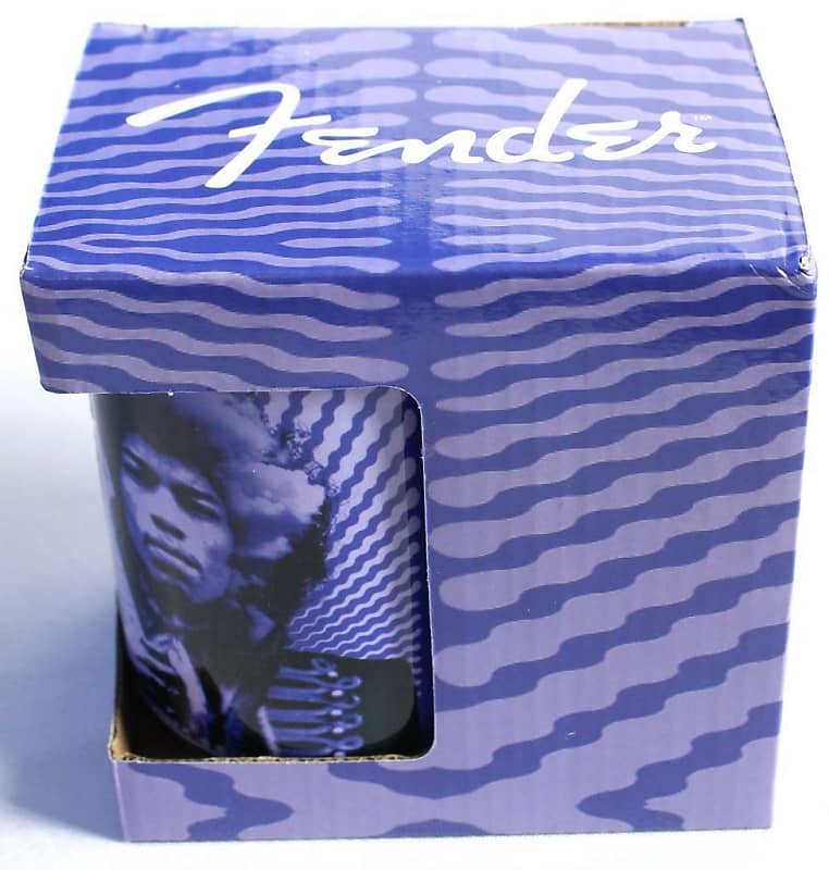 Fender Guitars Jimi Hendrix Kiss The Sky 15oz Ceramic Mug image 1