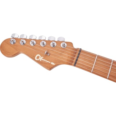 Charvel Pro-Mod DK24 HH 2PT CM Left-Handed Electric Guitar, Caramelized Fingerboard, Gloss Black image 7