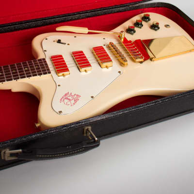Gibson  Firebird VII Solid Body Electric Guitar (1965), ser. #501512, original black tolex hard shell case. image 13