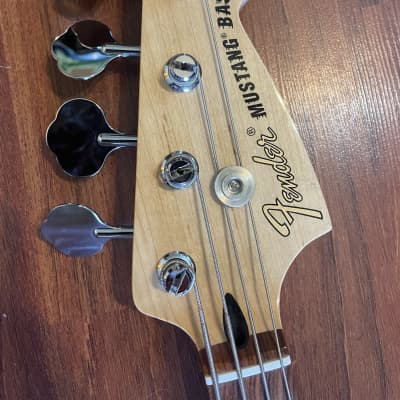Fender Mustang 2017 Orange Short Scale Bass MIM image 8