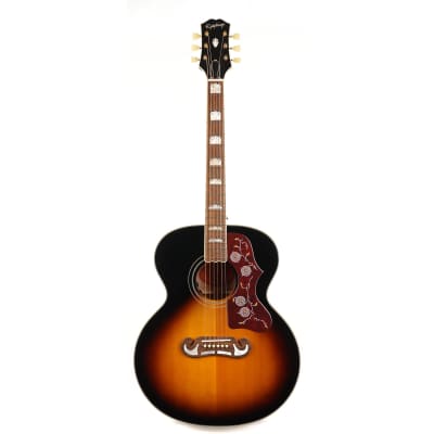 Epiphone Inspired by Gibson J-200 Acoustic-Electric Aged Vintage Sunburst Gloss image 2