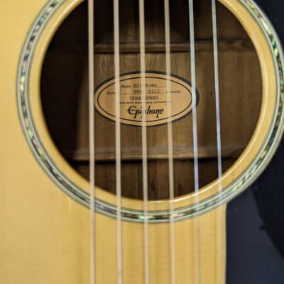 Epiphone AJ35S-NA 125th Anniversary 1988 - Natural | Reverb