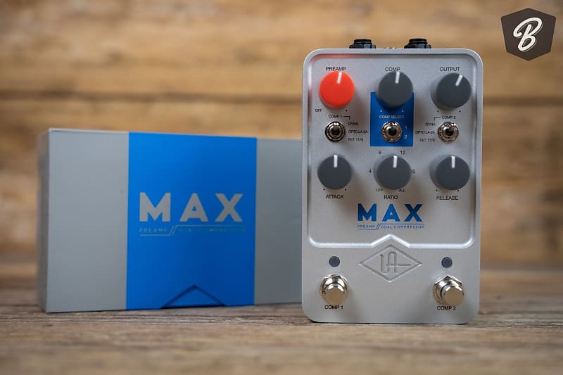 Universal Audio MAX UAFX MAX Preamp & Dual Compressor Pedal | Reverb