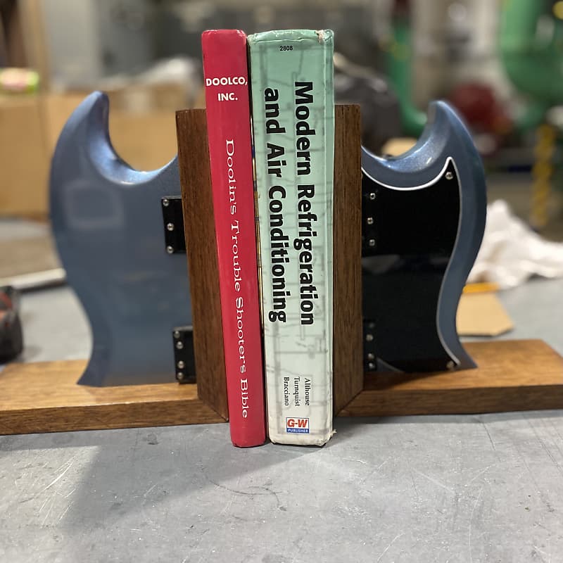 Gibson SG Bookends in blue Reverb