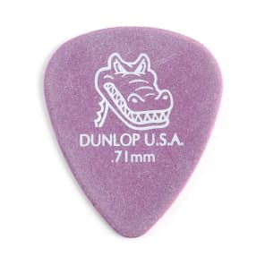 Dunlop 417P71 Gator Grip .71mm Guitar Picks (12-Pack)