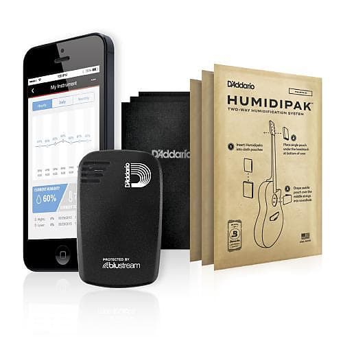 D'Addario Humidikit: Humiditrak & Humidipak Maintain Bundle image 1