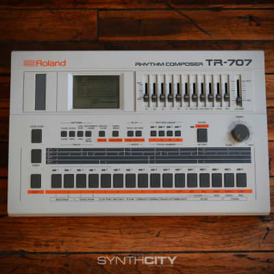 Roland TR-707 Rhythm Composer (Clean!) w/ HKA Expansion Mod