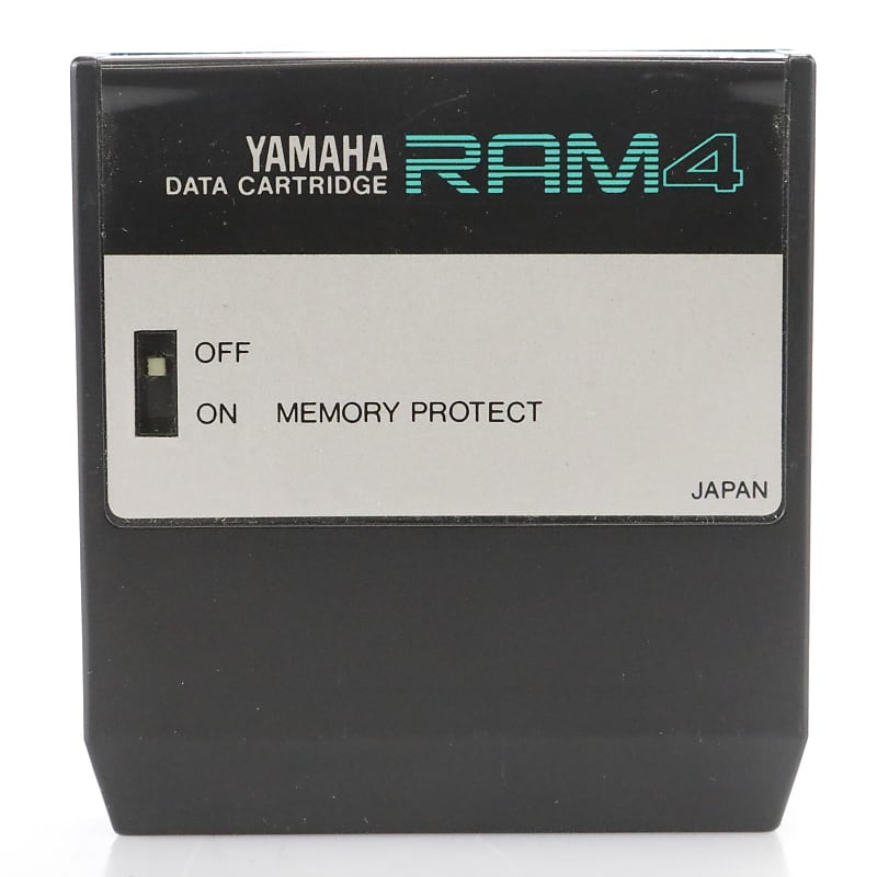 Yamaha RAM 4 Data Cartridge for TX802, DX7S, DX7II, RX5 Yamaha RAM 4 Data Cartridge for TX802, DX7S, DX7II, RX5