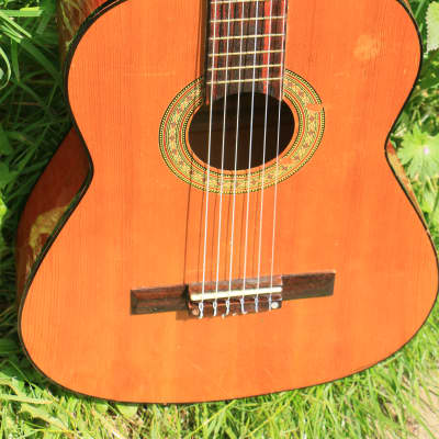 VINTAGE ACOUSTIC CLASSICAL GUITAR ‘AUDITION’ FULLY REFURBISHED AND SET-UP image 14
