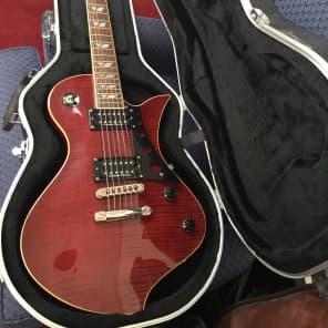 Fernandes Ravelle Flame Maple Candy Apple Red | Reverb