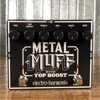 Electro-Harmonix EHX Metal Muff with Top Boost Guitar Effect Pedal image 2