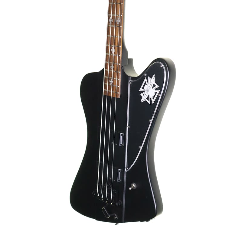 Epiphone Nikki Sixx Blackbird Bass Guitar Black with Case