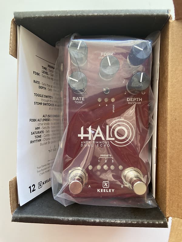 Keeley HALO 2023 - Andy Apple Red | Reverb