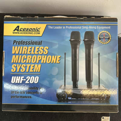 Acesonic HDMI Karaoke Mixer w Dual UHF Wireless Microphones