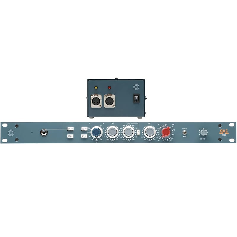 BAE 1028 Mic Preamp/EQ  with Power Supply image 1