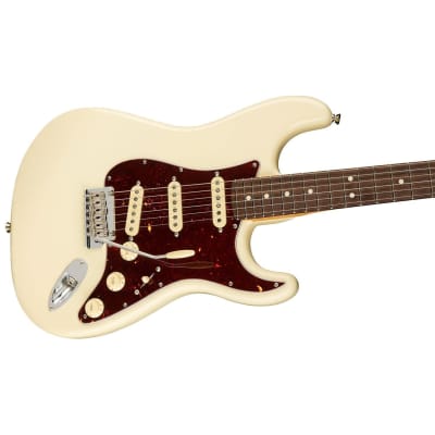 Fender American Professional II Stratocaster Electric Guitar (Olympic White, Rosewood Fretboard)(New) image 7