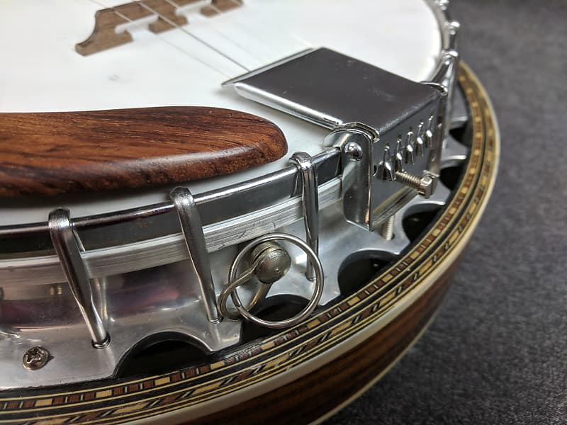 Vintage Kay 5 String Closed Back Banjo Made in Japan Eagle