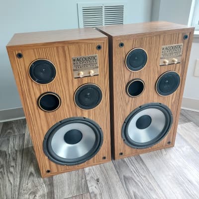 Acoustic Response Series 707 3-Way Speakers in Great Condition 