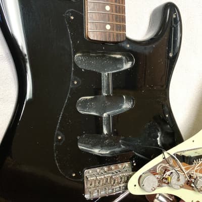 Fender Stratocaster Made in Japan MIJ (1962 reissue) HARD CASE 1996 - Black image 14