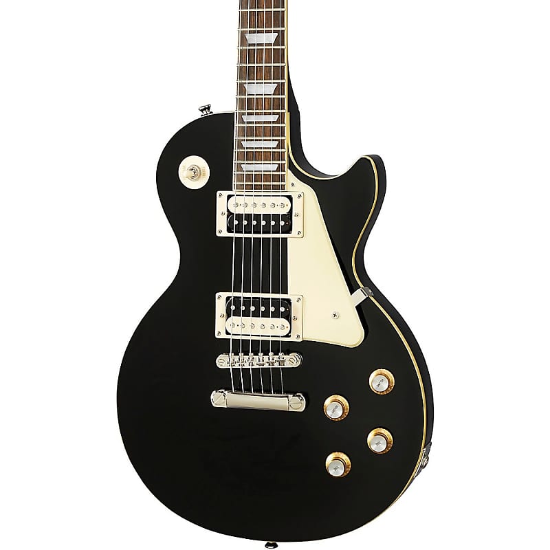 Epiphone Les Paul Classic Electric Guitar Ebony image 1