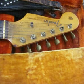 RARE Fender 1962 LEFT HANDED Stratocaster Guitar Original w/ OHSC WorldShip image 4