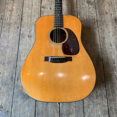 1953 Martin D-18 Acoustic  - Natural finish and hard shell case image 14