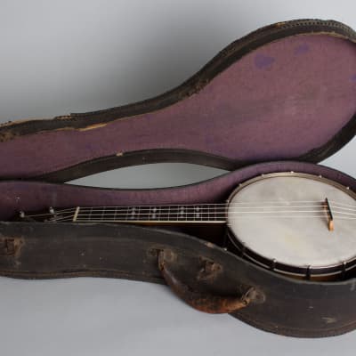 Gibson  UB-2 Banjo Ukulele,  c. 1928, original black chipboard case. image 10