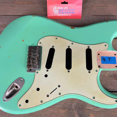 Real Life Relics Strat® Stratocaster® Body Aged Surf Green #1 image 2
