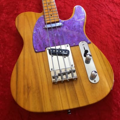 Martyn Scott Instruments Short Scale T Bass Conversion in Yellowed Finish image 17