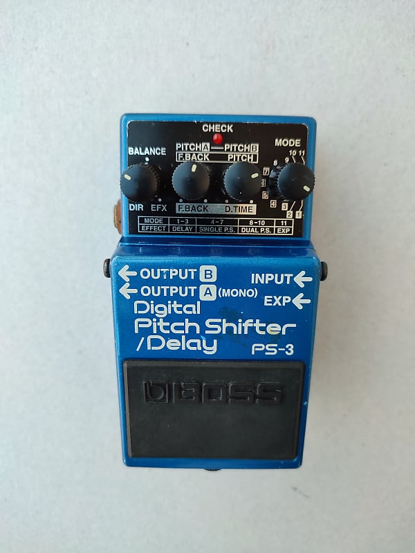 Boss PS-3 Digital Pitch Shifter/Delay Pedal No PS-2 No RPS-10